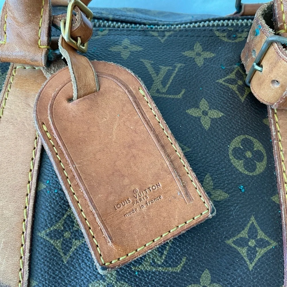 Authentic Louis Vuitton Keepall 55 Monogram Duffle Travel Bag Vintage